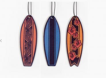 Surfboards Car Air Freshener 3 Pack